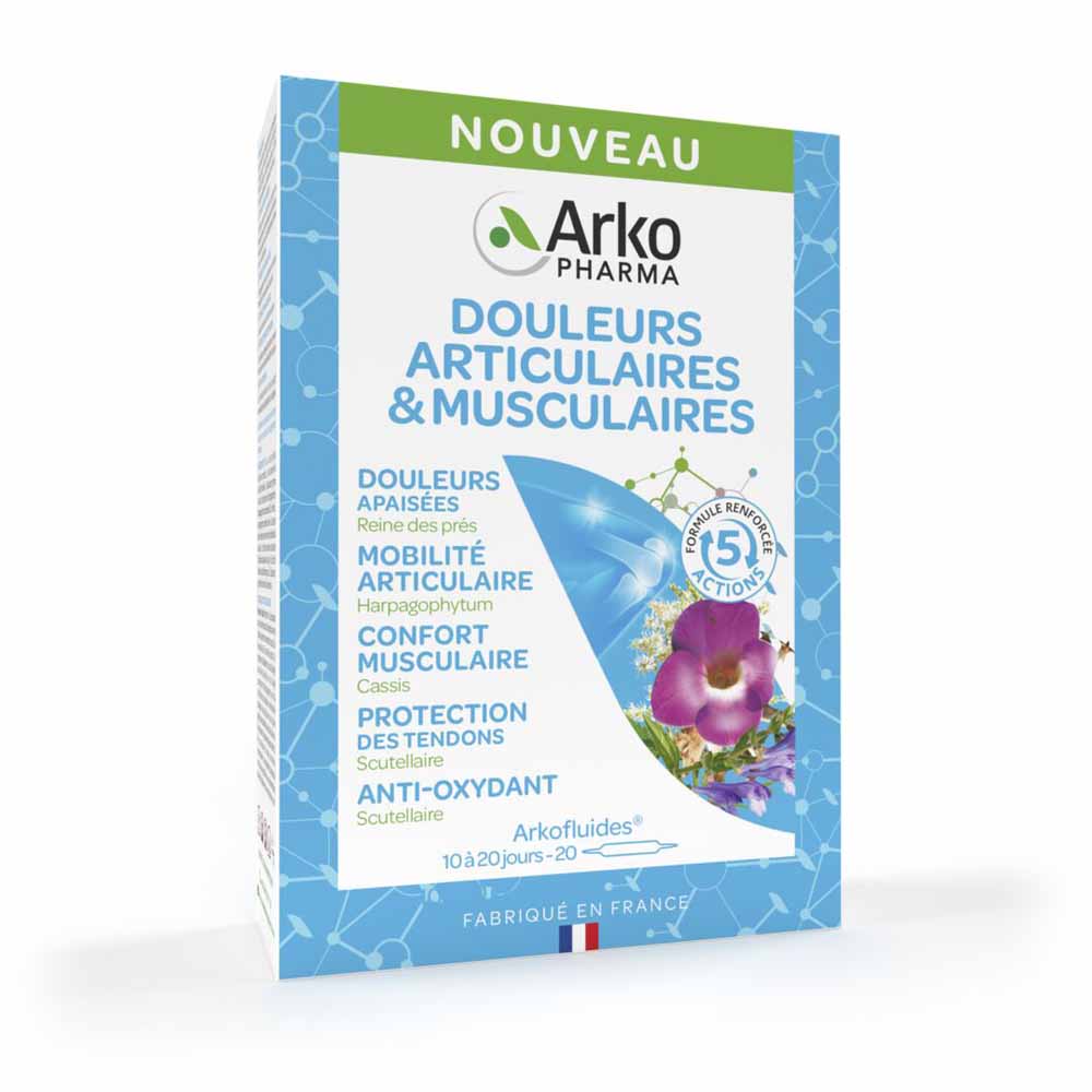 Arkopharma Arkofluides Joint & Muscle Pain 20 Ampulas