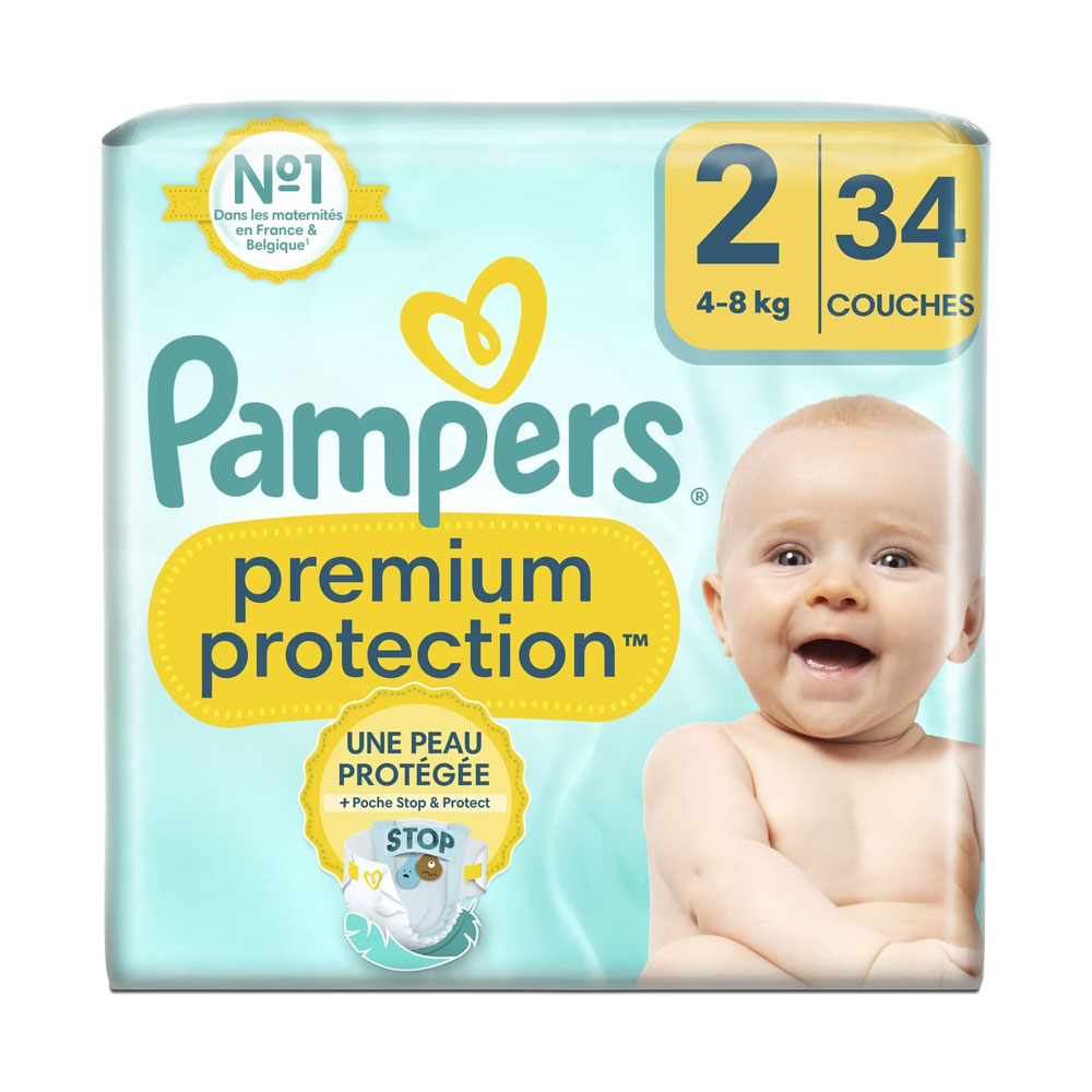 Pampers Premium Nappies Size 2 4-8kg x34