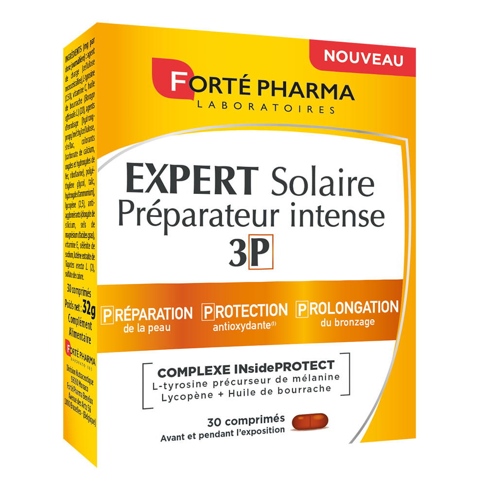 Forté Pharma Sun Expert Intense 3P sun preparation 30 tablets