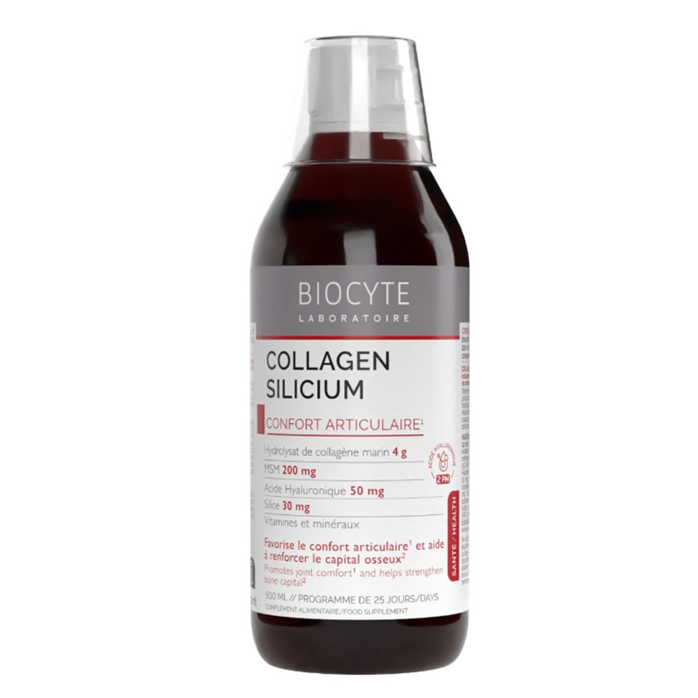 Biocyte Health Collagen Silicum with collagen and Hyaluronic Acid Confort Articulaire 500ml