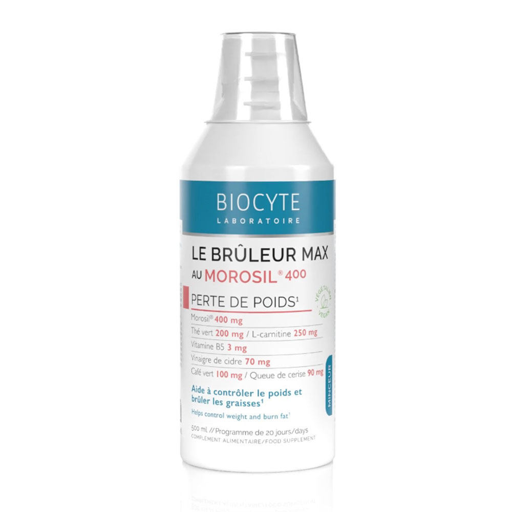 Biocyte Slimming Max strength fat burner with Morosil supports weight loss 500 ml