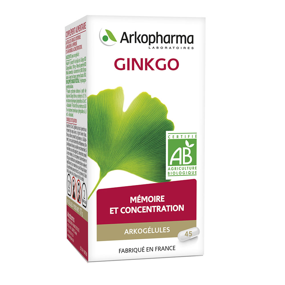 Arkopharma Arkocapsules Ginkgo Bioes Memory &amp; concentration