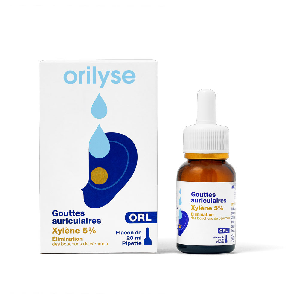 IBSA Orilyse Ear Drops removes earwax buildup 20 ml