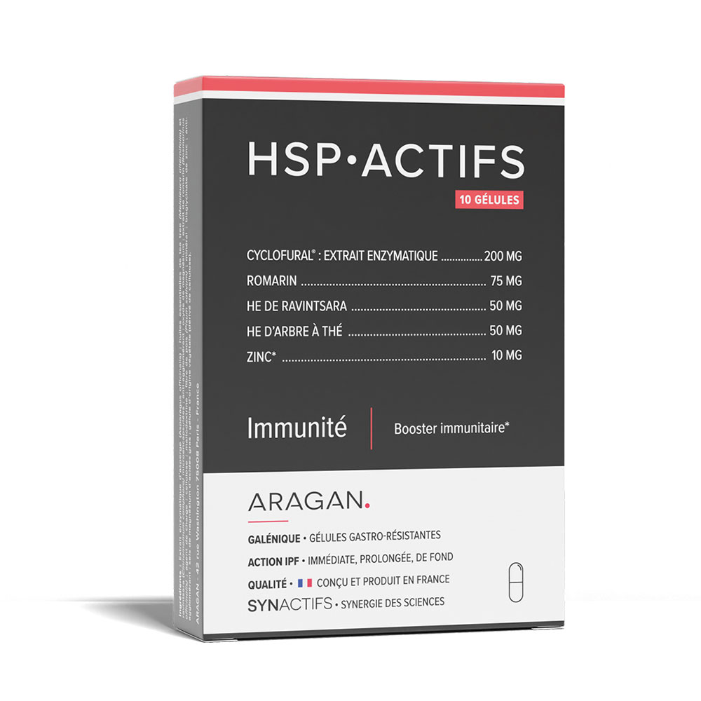 Aragan Synactifs HSP Active Immunity Immune Booster 10 capsules