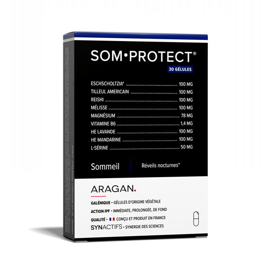 Aragan Synactifs SomProtect sleep support 30 capsules