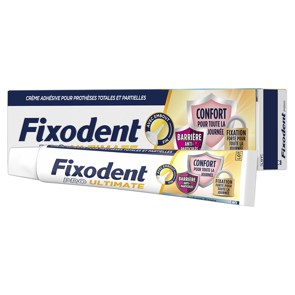 Fixodent Pro Ultimate Adhesive cream for full and partial dentures fresh feel 40 g