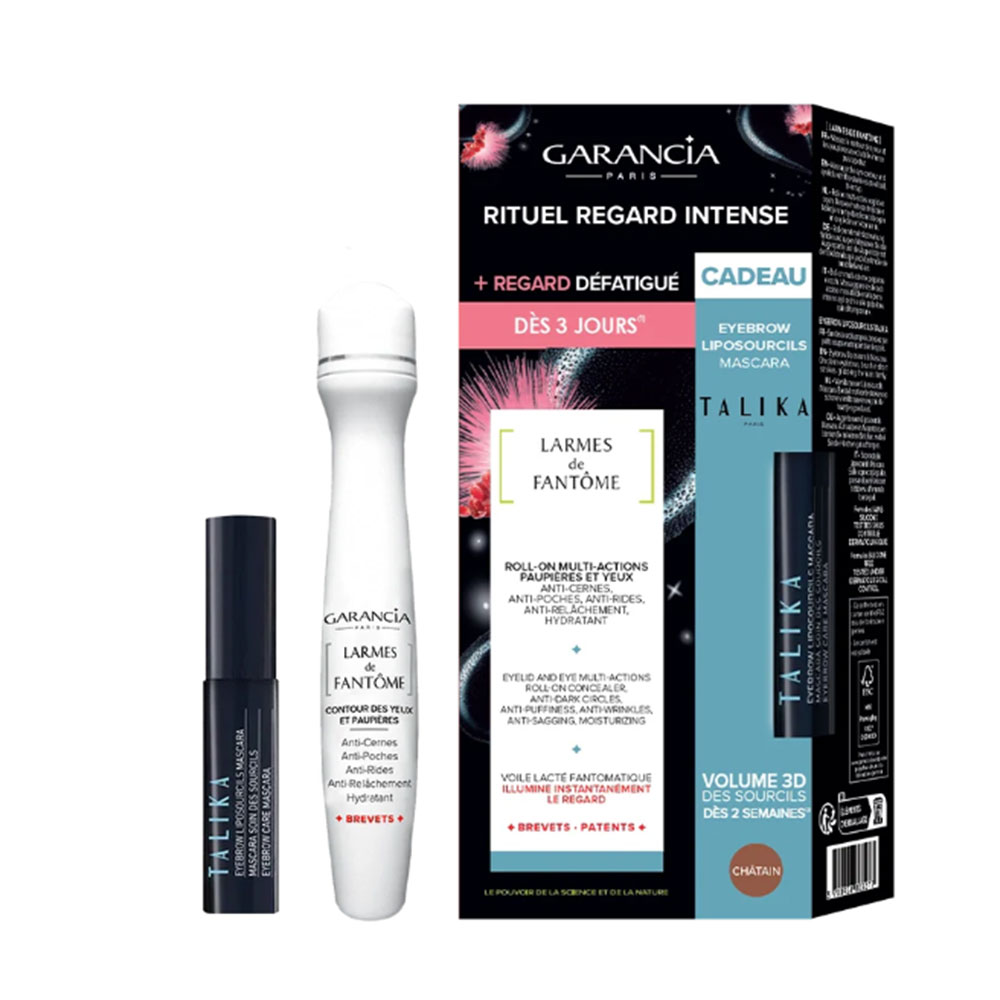 Garancia Ghost Tears Gift Set and Talika Liposourcils Mascara Chestnut 15 ml