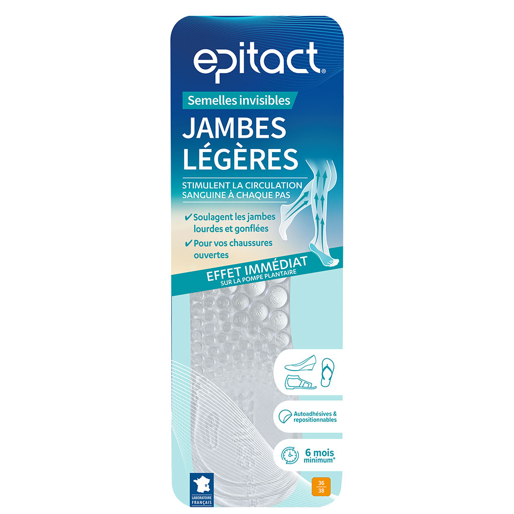 Epitact Invisible therapeutic insoles for light legs 1 pair