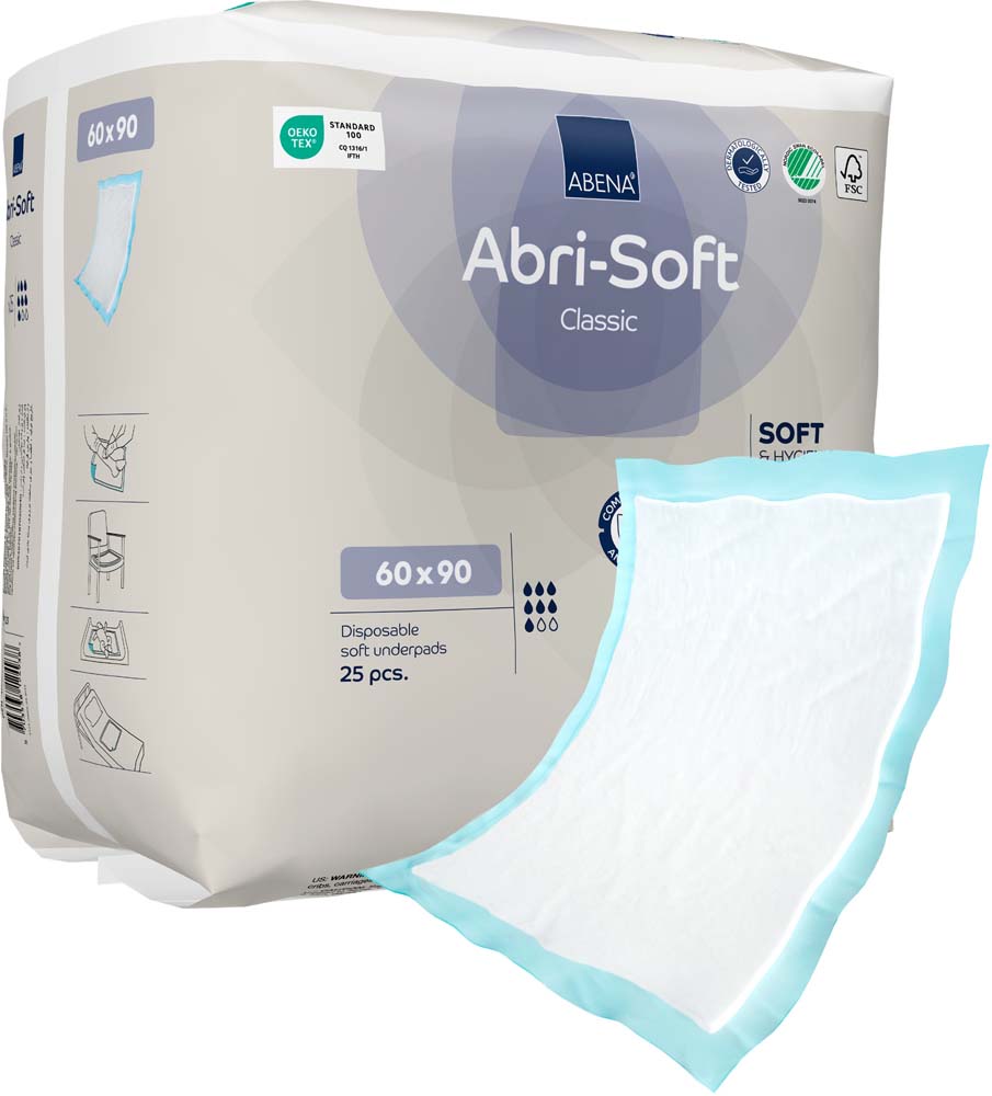 Abena Abri-Soft Disposable mattress protectors 60X90cm Classic x25
