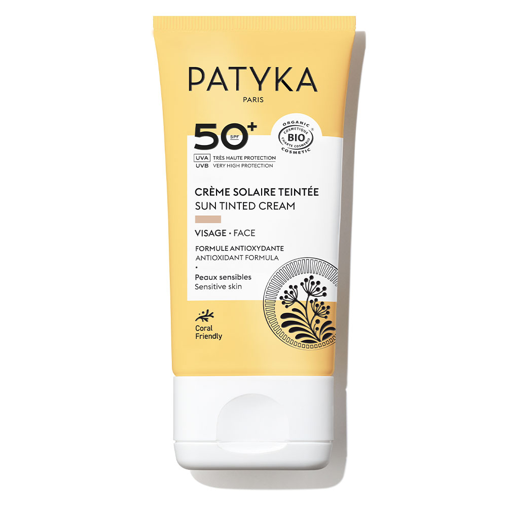 Patyka Sunscreens Tinted SPF50+ organic sunscreen cream 40 ml