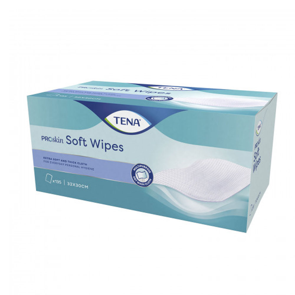Tena Soft Wipe X135 Everyday Personal Hygiene 135 lingettes