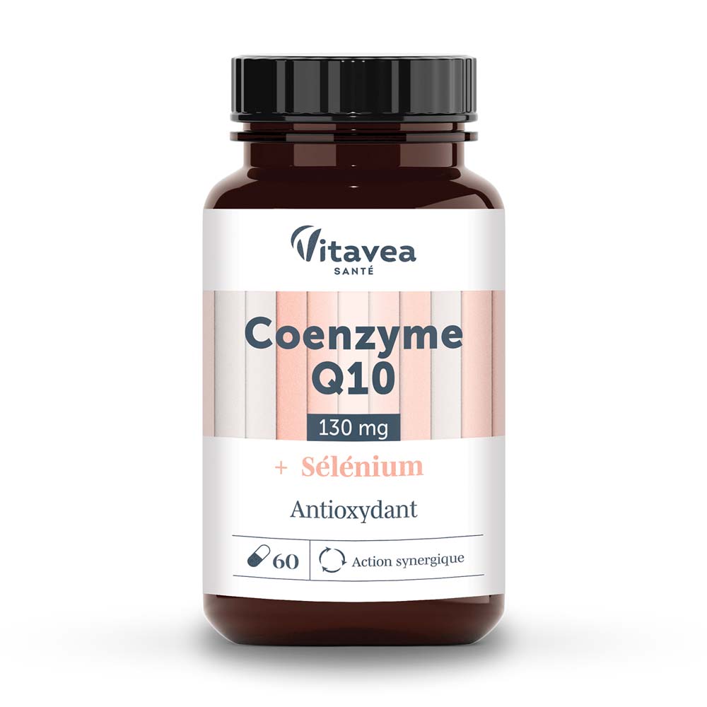 Vitavea Santé Nutri'sentiels Coenzyme Q10 130 mg + selenium 60 capsules