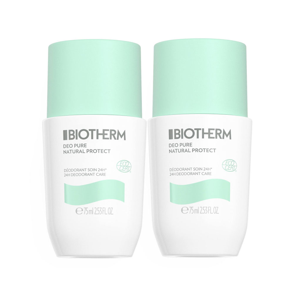 Biotherm Deo Pure Natural Protect 24-hour deodorant 2 x 75 ml