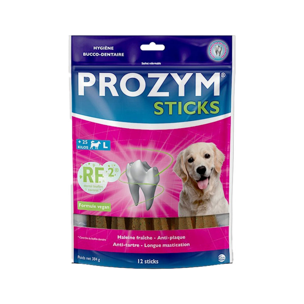 Prozym Chewable sticks for oral hygiene for dogs over 25 kg 2 x 12 units