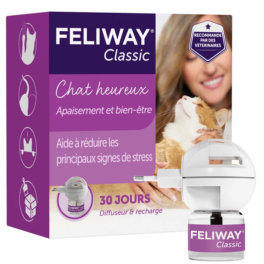 Feliway Classic Stress relief diffuser cat calming diffuser 48 ml