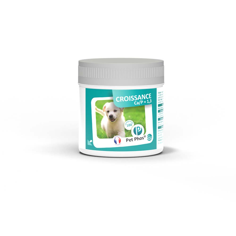 Pet Phos Growth CA/P=1.3 puppy growth formula 100 tablets