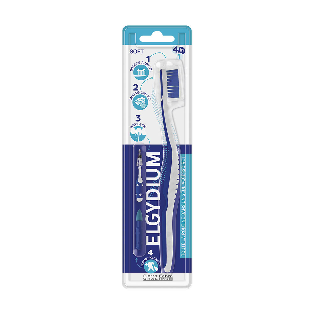 Elgydium 4 IN 1 Soft Toothbrush
