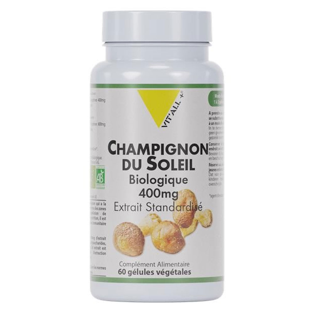 Vit'All+ Sun Mushroom 400mg 60 capsules