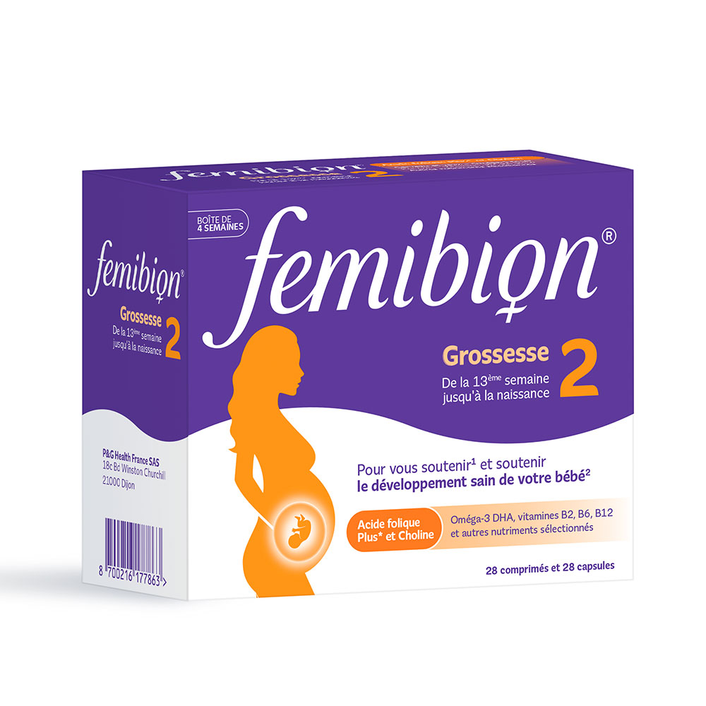 Femibion Pregnancy 2 Metafolin + DHA 28 tablets + 28 capsules