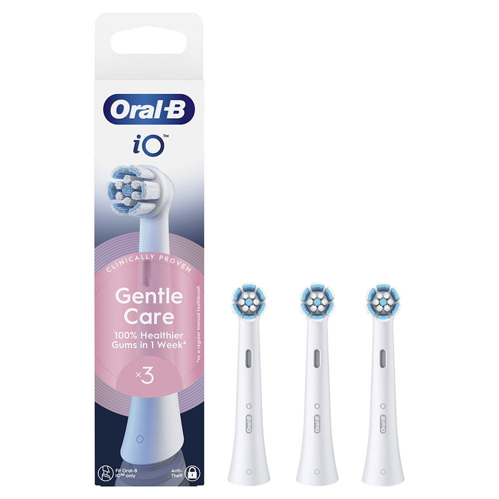 Oral-B iO Brushes for Electric Toothbrush Gentle Care x3