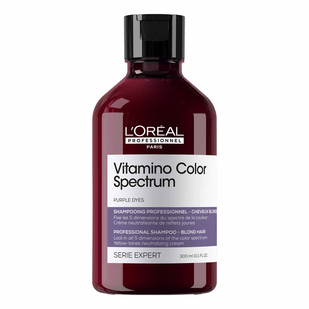 L'Oréal Professionnel Vitamino Color Spectrum Yellow highlights neutralising shampoo for blonde hair 300ml