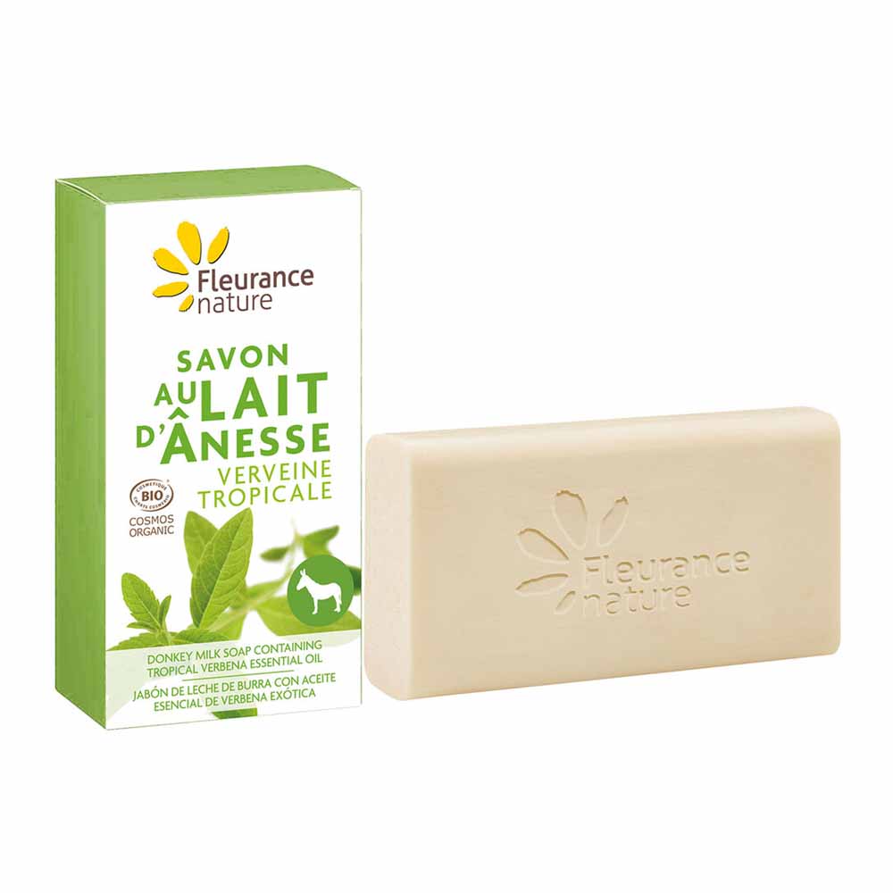 Fleurance Nature Organic Verbena Donkey Milk Soap 100ml