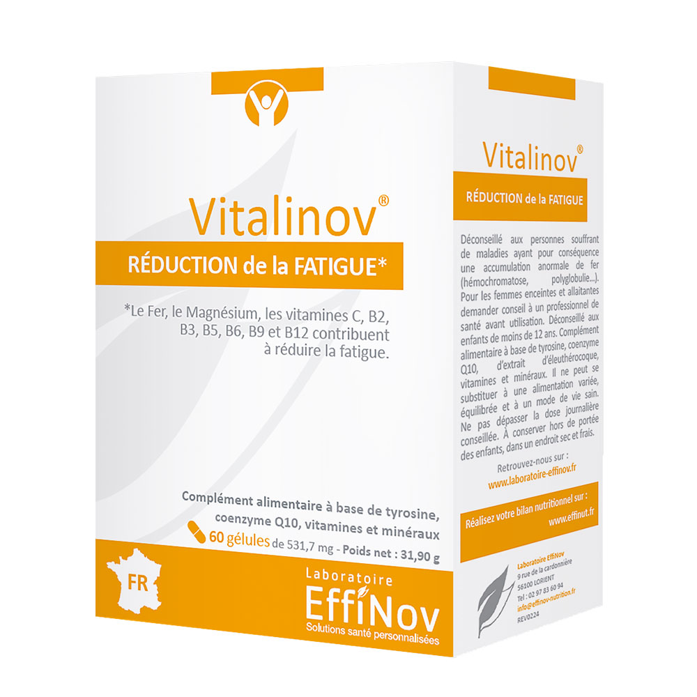 Effinov Nutrition Vitalinov Reduced fatigue 60 capsules
