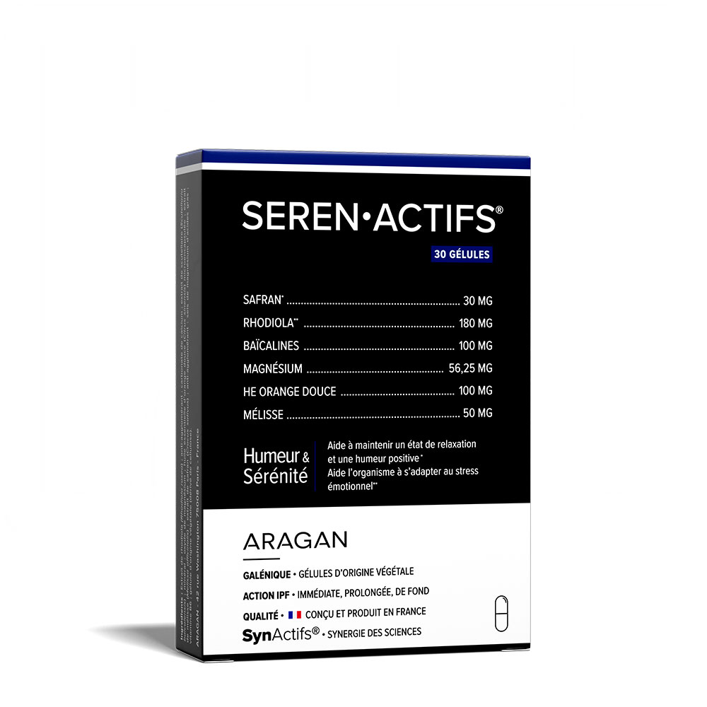 Aragan Synactifs SerenActifs mood and calm 30 capsules