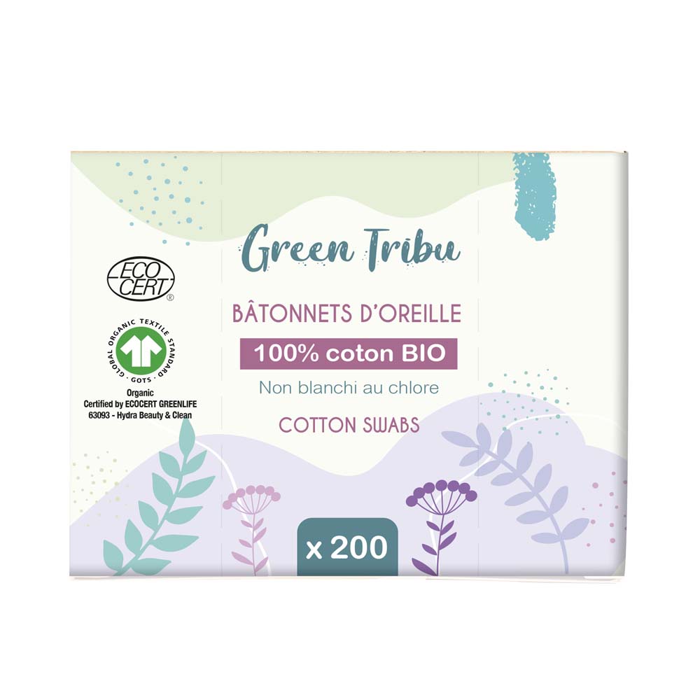 Green Tribu Ear Sticks 200 units