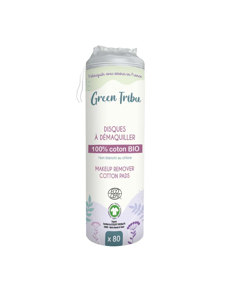 Green Tribu Makeup remover pads 80 capsules