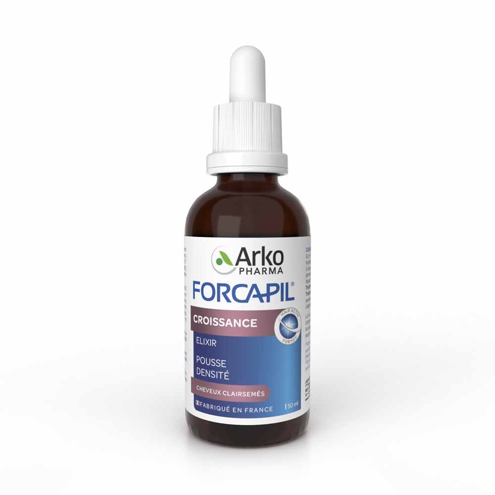 Arkopharma Forcapil Hair Elixir for Growth Density and Thickness thinning hair 50 ml