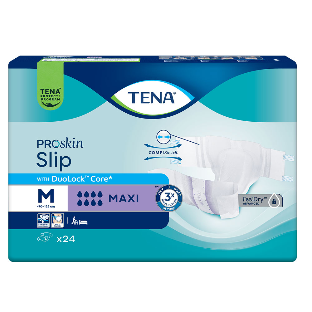 Tena Proskin Slip Maxi Absorbents for bladder weakness Size M x24
