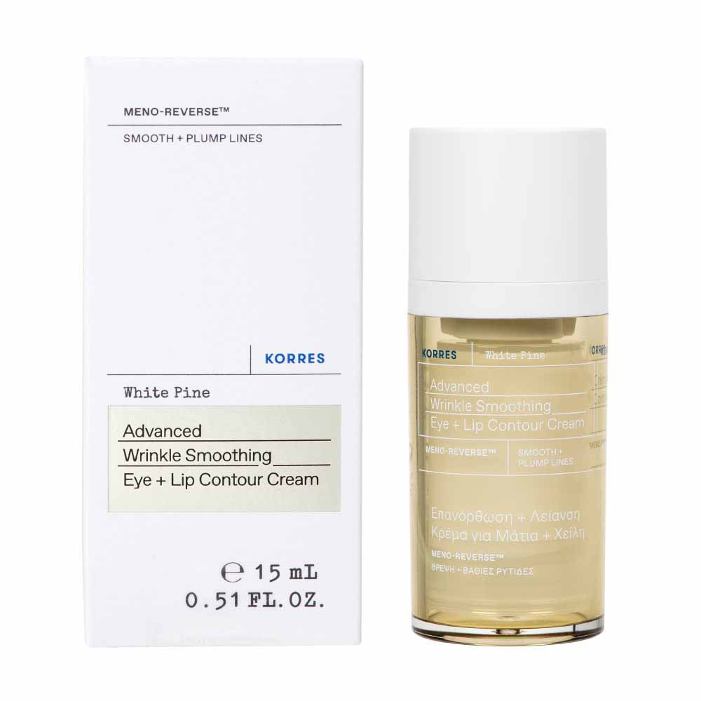 Korres White Pine - MenoReverse Smoothing Eye &amp; Lip Contour 15ml