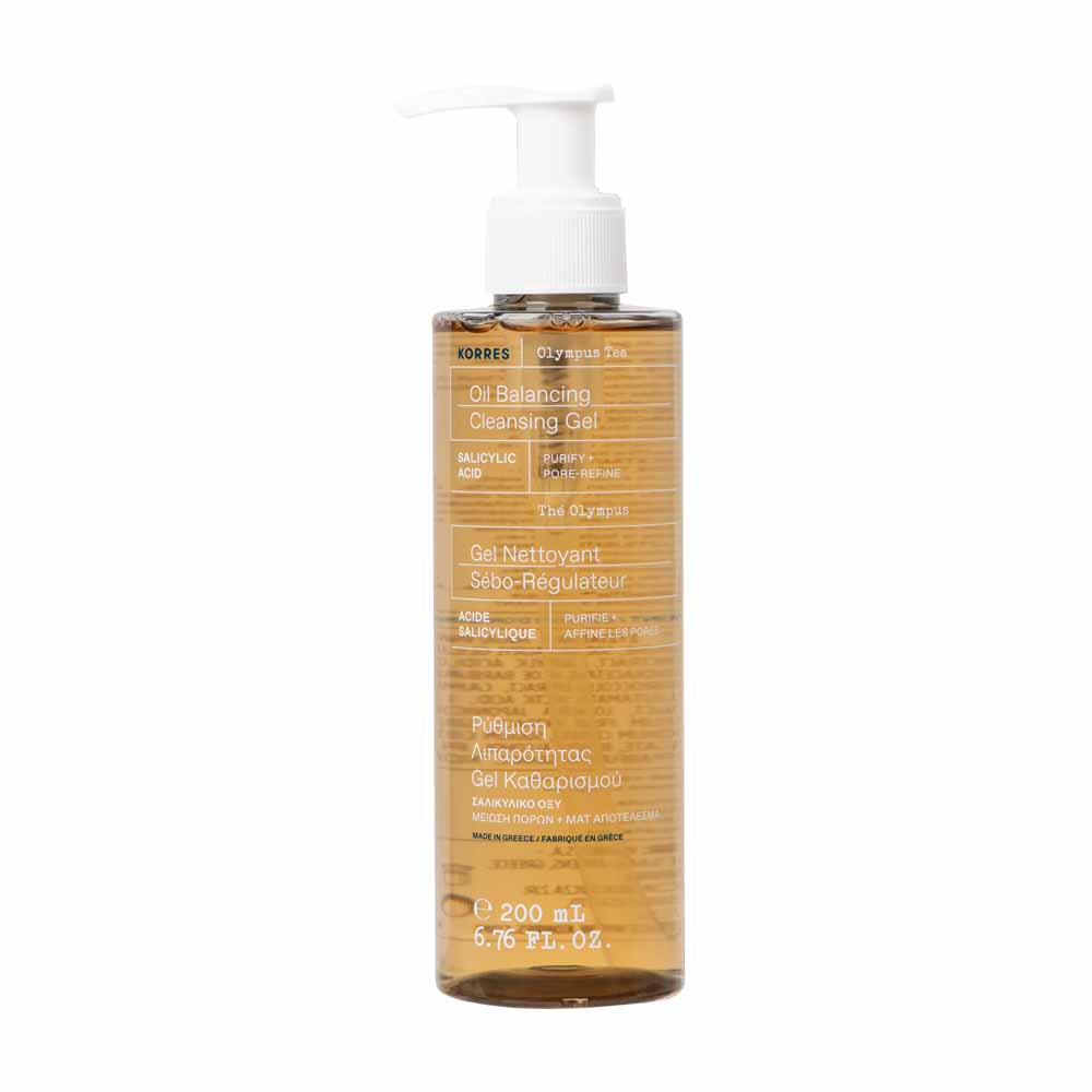 Korres Olympus Tea Sebo-Regulating Cleansing Gel Combination to oily skin 200ml