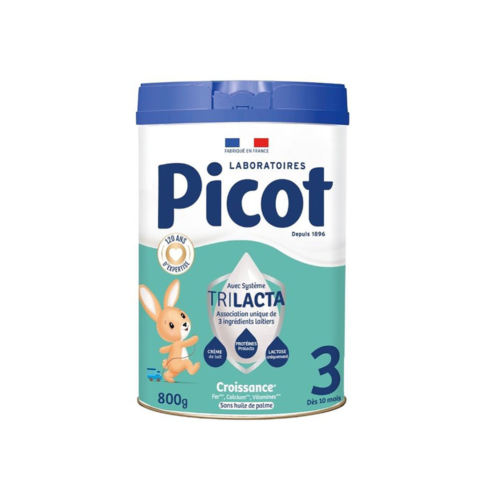Picot 3 Natural Growth Milk Powder 10 Months to 3 Years 800 g