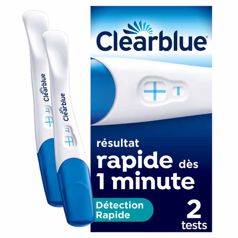 Clearblue Clearblue Pregnancy Test 2 Tests Détection rapide 2 Tests