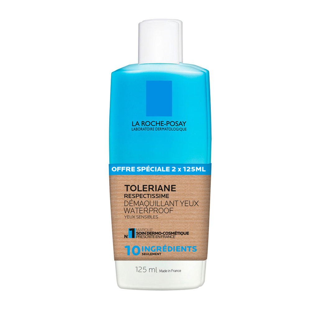 La Roche-Posay Respectissime Waterproof eye makeup remover 2 x 125 ml