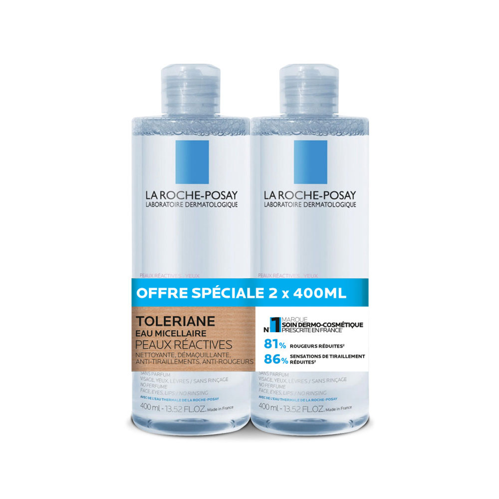 La Roche-Posay Toleriane Micellar Water sensitive skin 2 x 400 ml