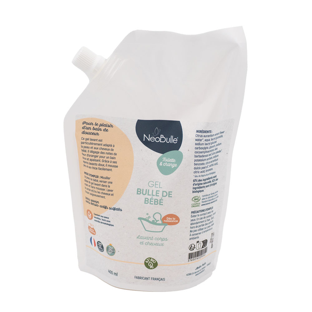 Neobulle Baby hygiene Baby Bubble Gel Hair &amp; Body wash 400ml