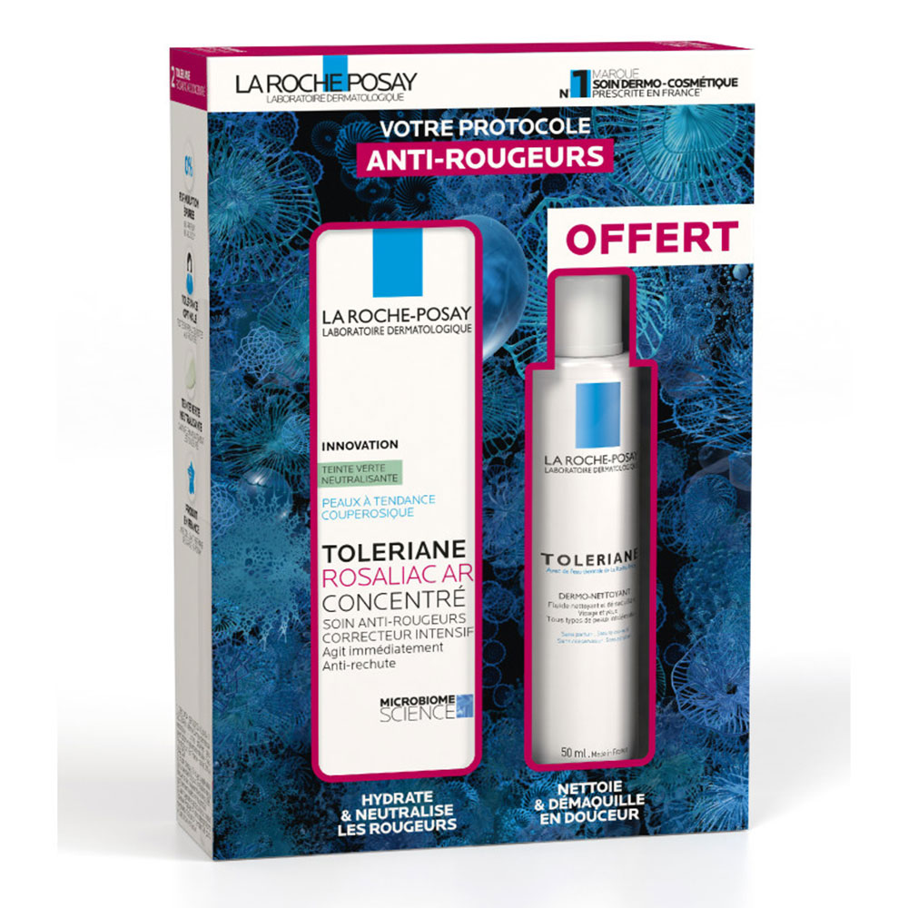 La Roche-Posay Toleriane Rosaliac AR Concentrate + Toleriane Dermo-Cleansing Giftboxes 100ml