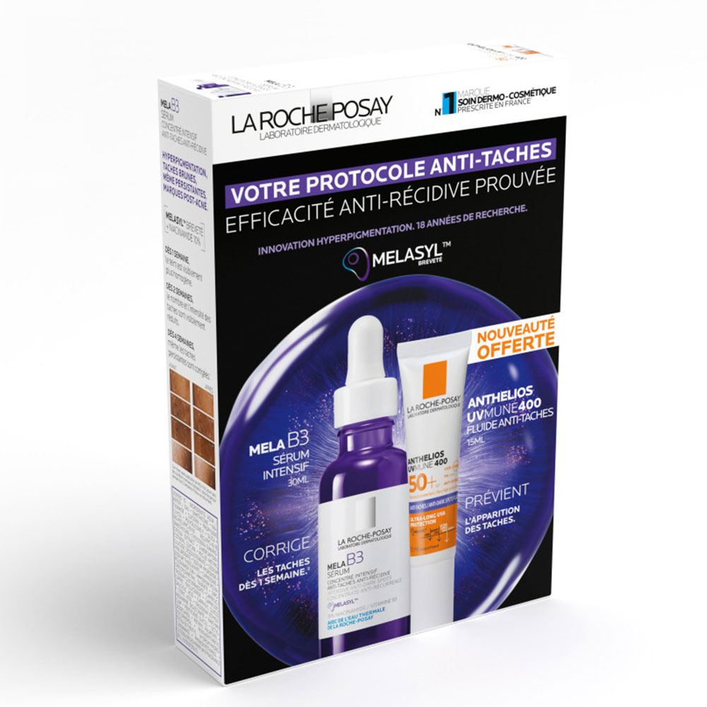 La Roche-Posay Toleriane Melasyl™ Intensive Face Serum + Anthelios SPF50 Cream Giftboxes 45ml