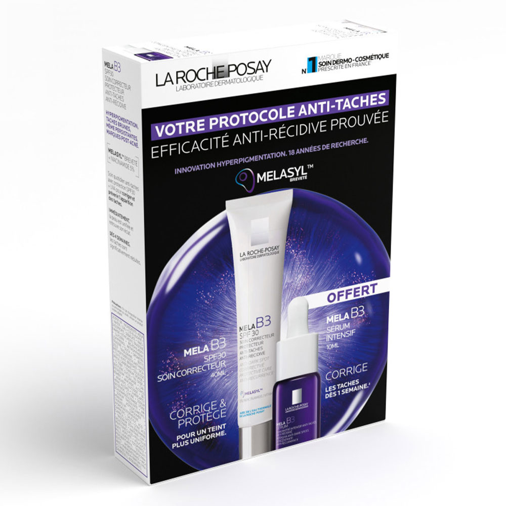 La Roche-Posay Toleriane Melasyl™ Anti-Spot Protective Face Care SPF30 + Intensive Serum Giftbox 50ml
