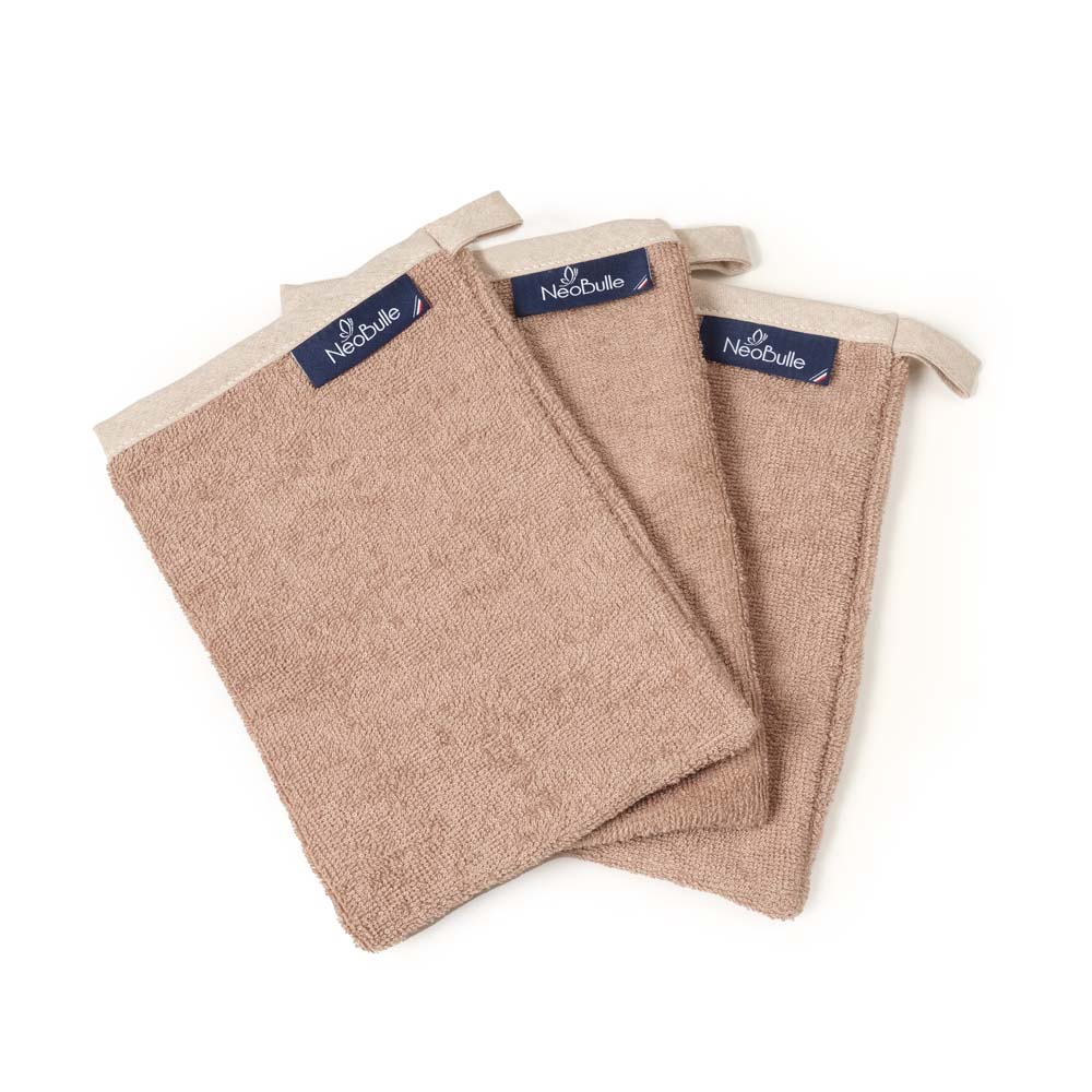 Neobulle Baby hygiene Reversible Toilet Gloves 3 x
