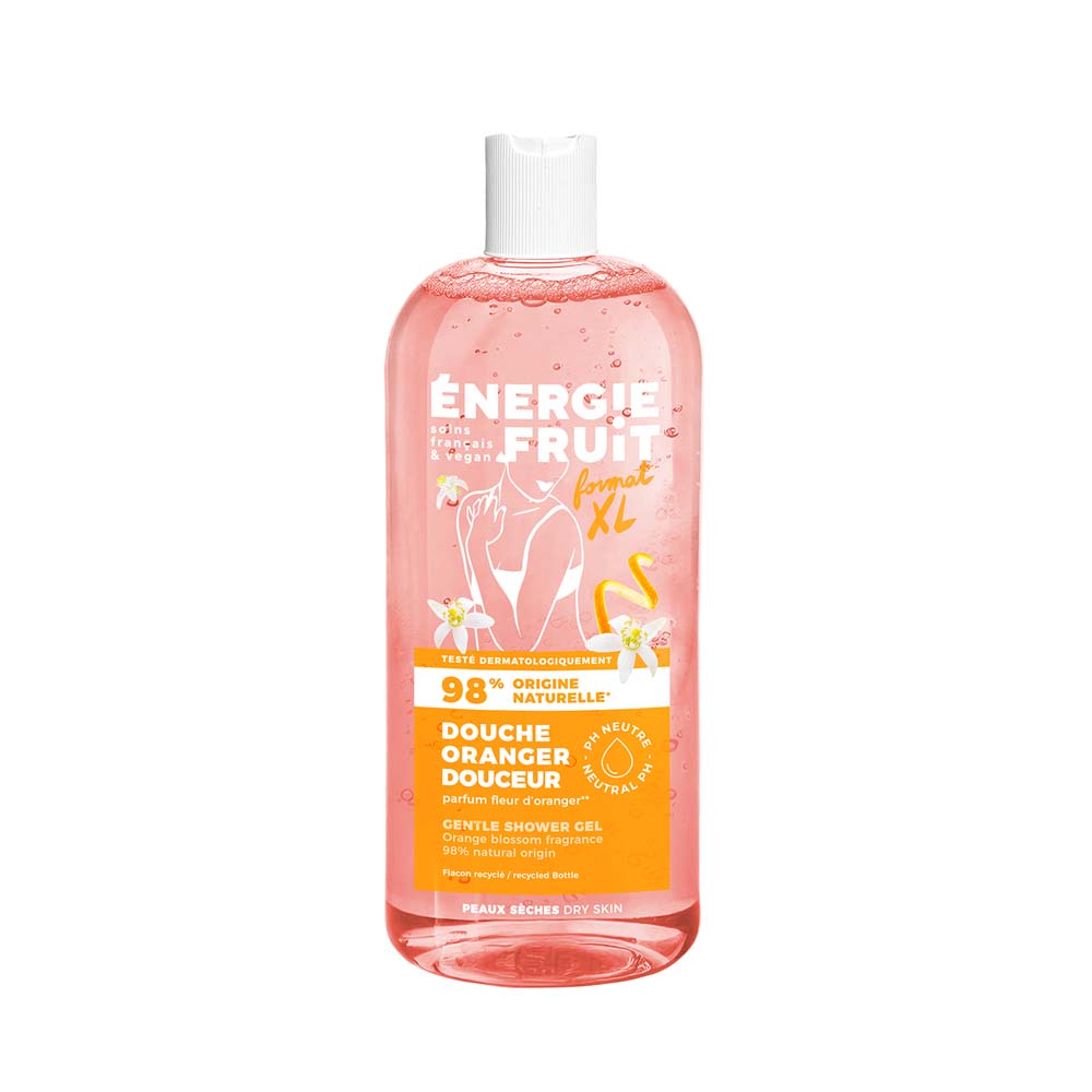Energie Fruit Orange Blossom & Organic Linseed Oil pH Neutral Shower Gel 500 ml