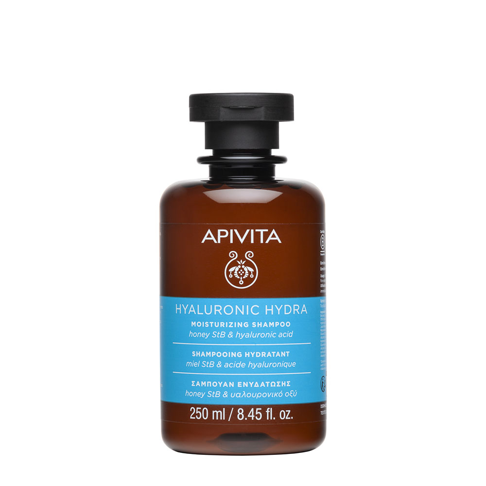 Apivita Hyaluronic Hydra Shampoo Tous Types de Cheveux 250ml