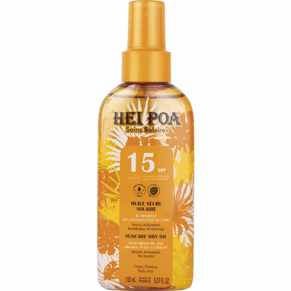 Hei Poa Sun Care Sunscreens Dry Oil Spf15 150ml
