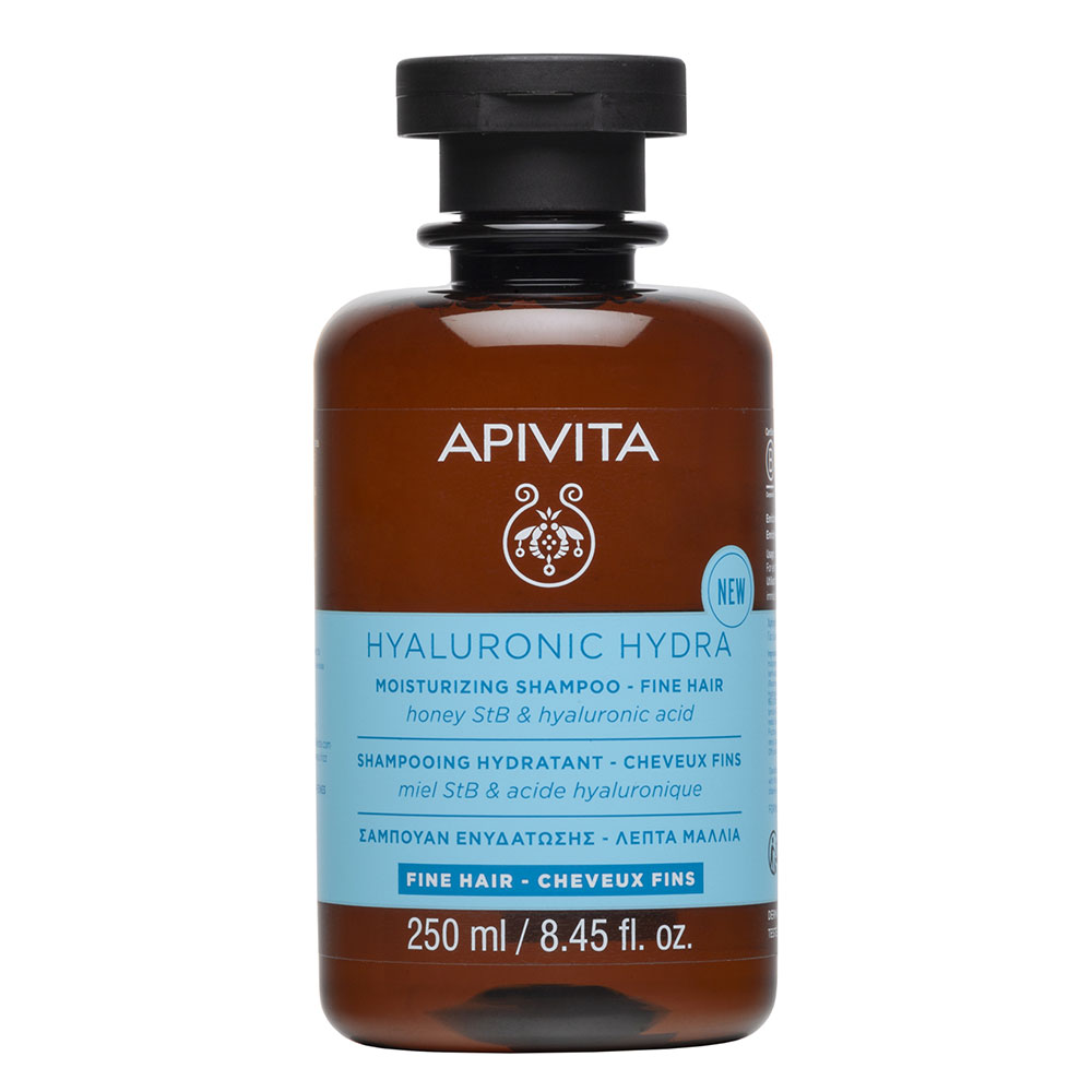 Apivita Hyaluronic Hydra Hydrating shampoo fine hair 250 ml