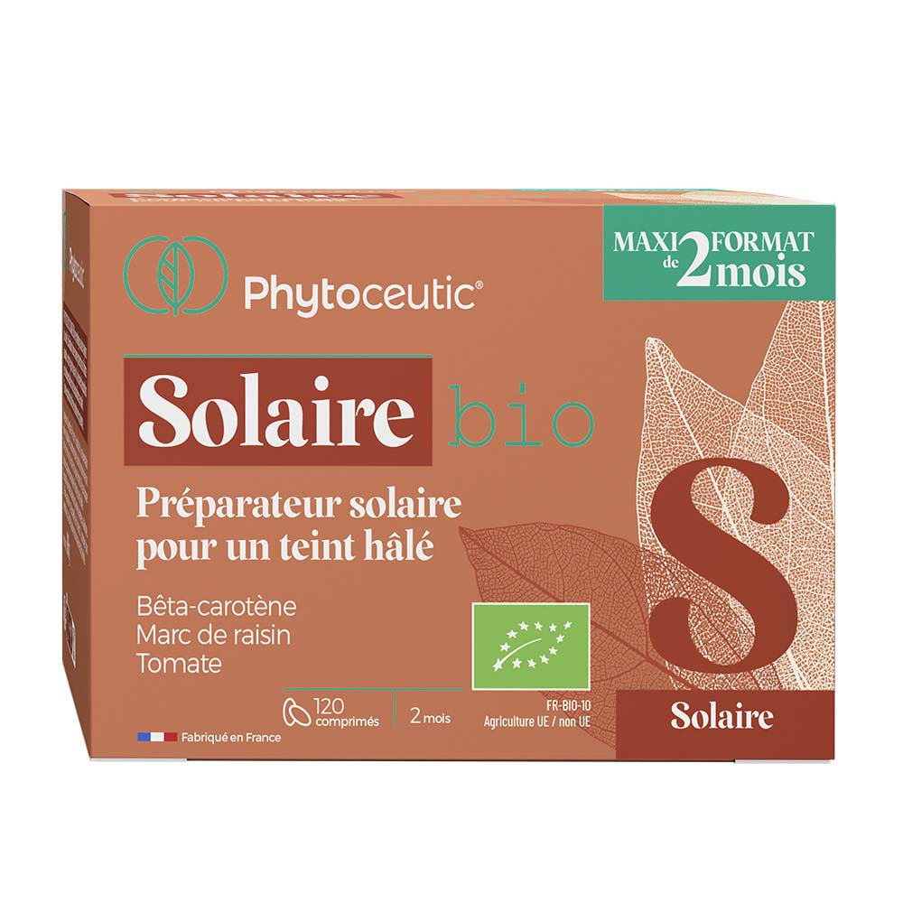 Phytoceutic Organic Sunscreens Tanned complexion 120 tablets