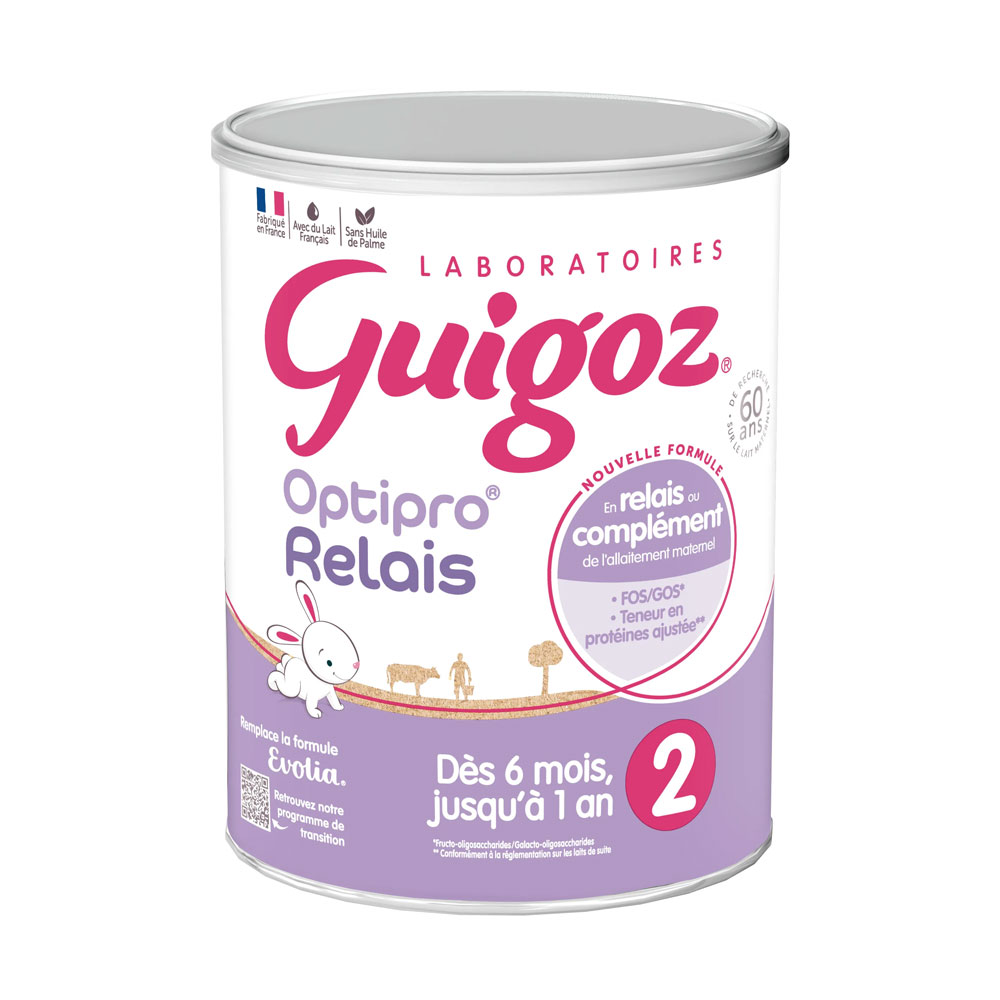 Guigoz Optipro Relais Follow-up milk formula 2 from 6 months to 1 year 800 g