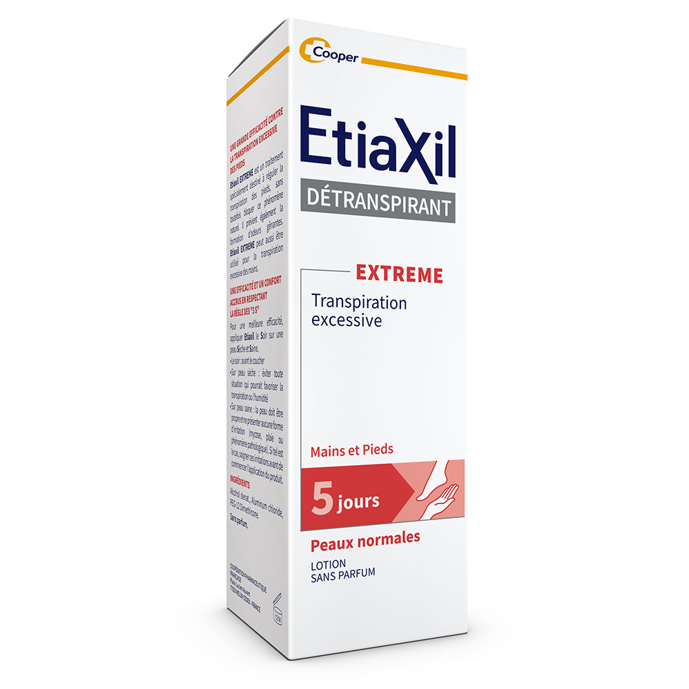 Etiaxil Detranspirants Déodorant Pieds & Mains Peaux Nomales 100ml